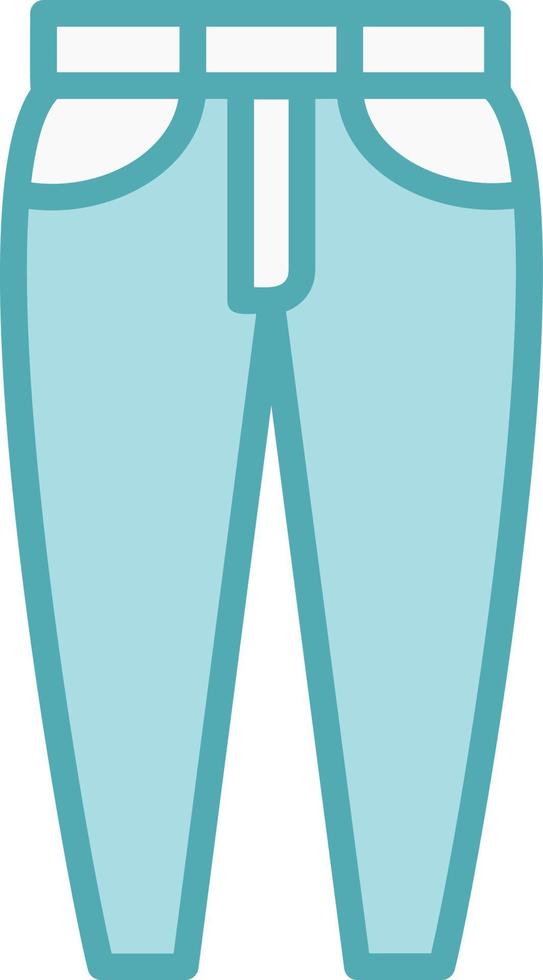 icône de vecteur de jeans