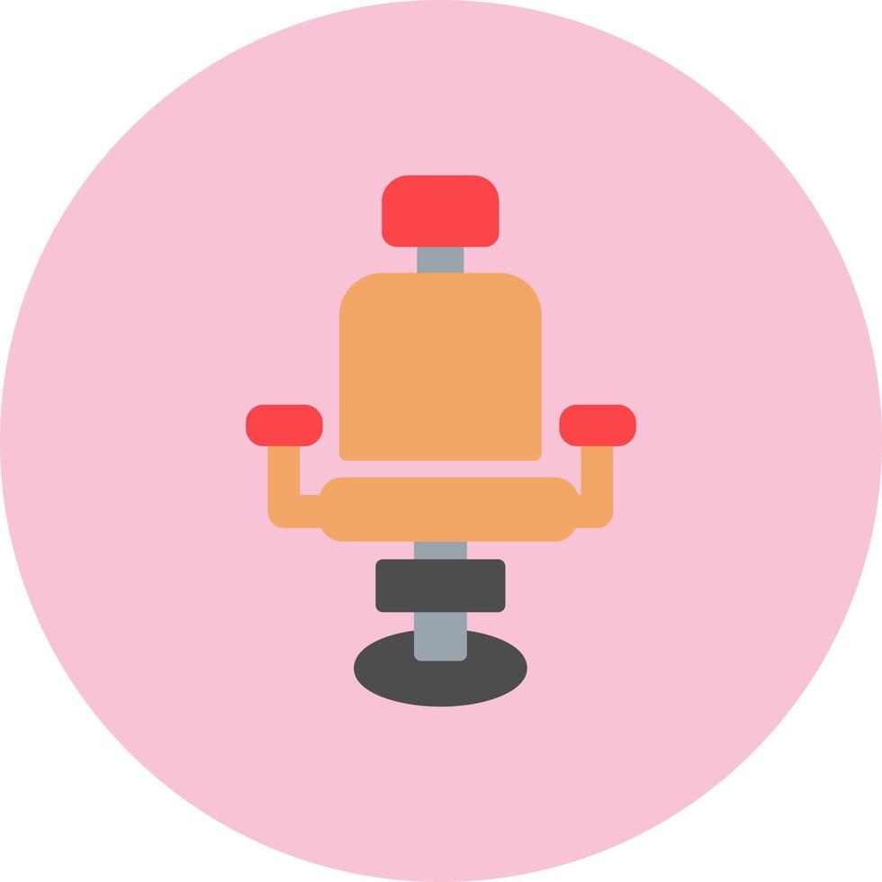 icône de vecteur de chaise de coiffeur