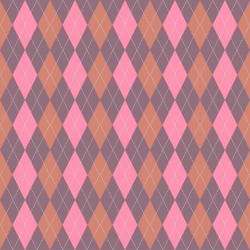 motif géométrique sans couture avec argyle vecteur