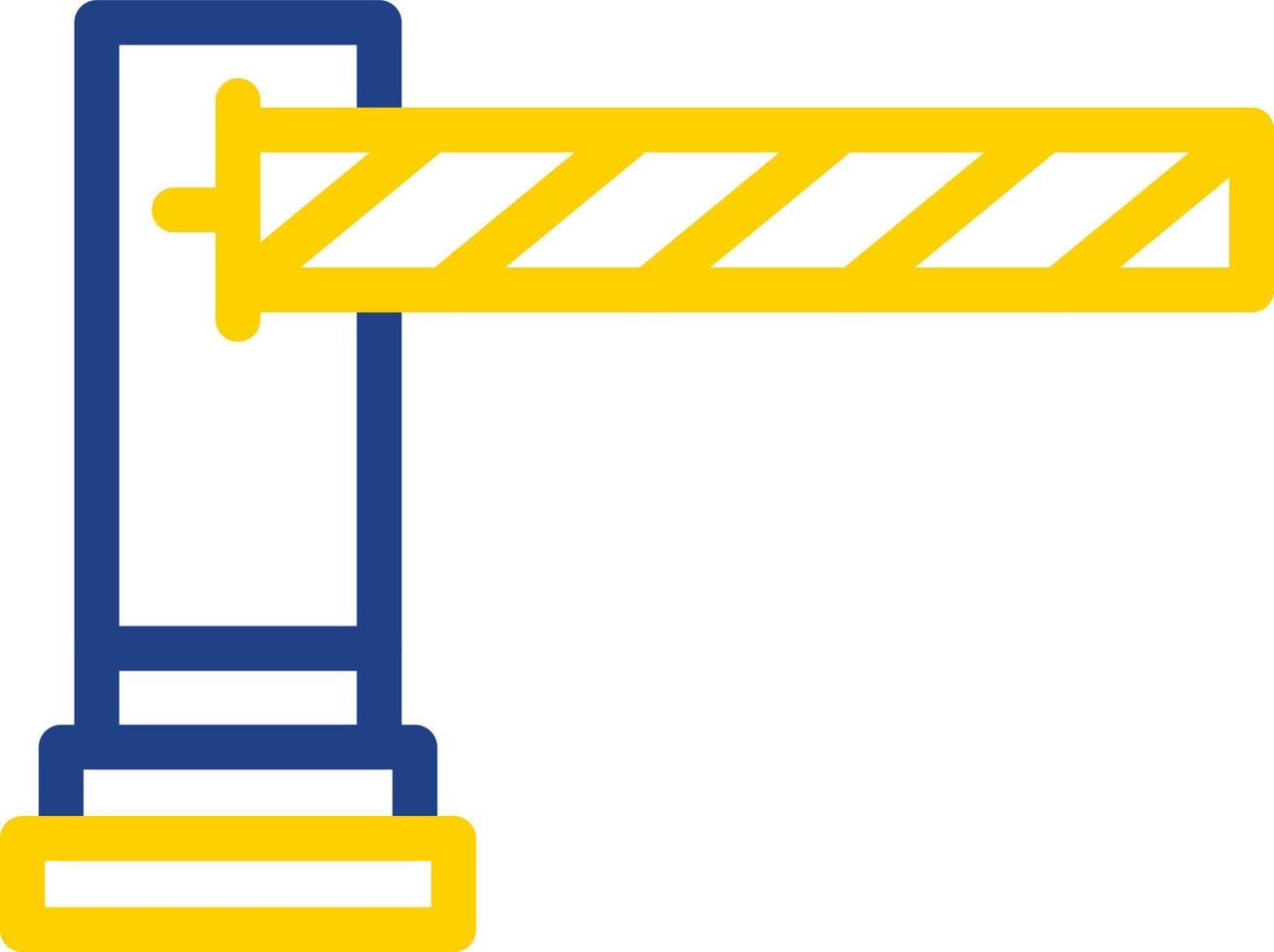 conception d'icône de vecteur de barrière de stationnement