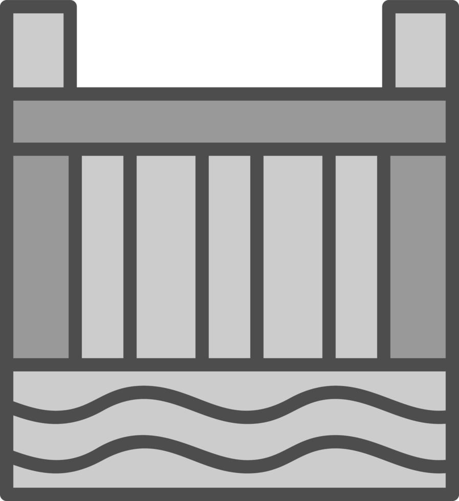 conception d'icône de vecteur de centrale hydroélectrique