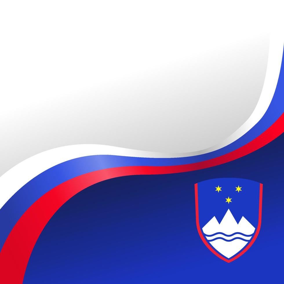 illustration vectorielle de la journée de l'indépendance et de l'unité de la slovénie. adapté à l'affiche de la carte de voeux et à la banne vecteur