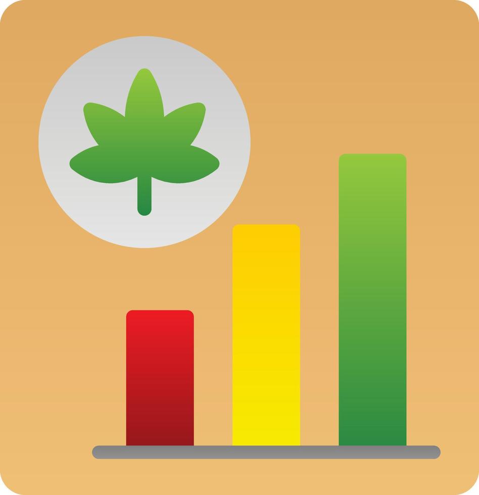 conception d'icône vectorielle de stocks de marijuana vecteur