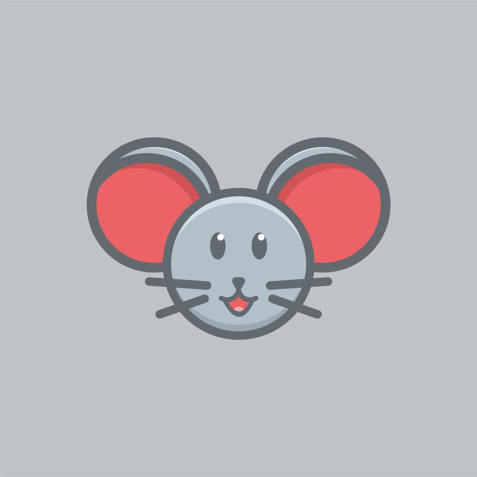 conception de souris mignonne vecteur