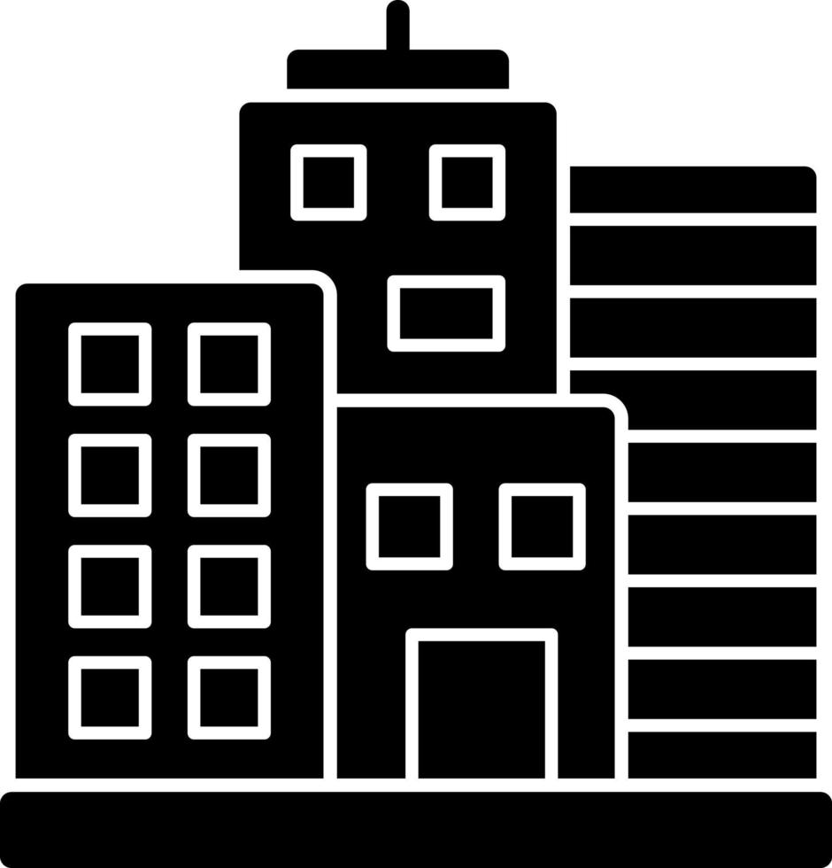 conception d'icône de vecteur de ville