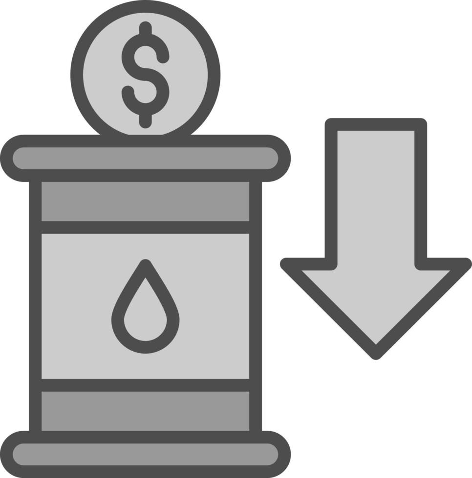 conception d'icône vectorielle d'investissement pétrolier vecteur