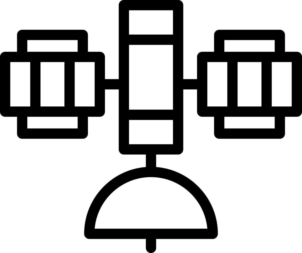 conception d'icône de vecteur satellite