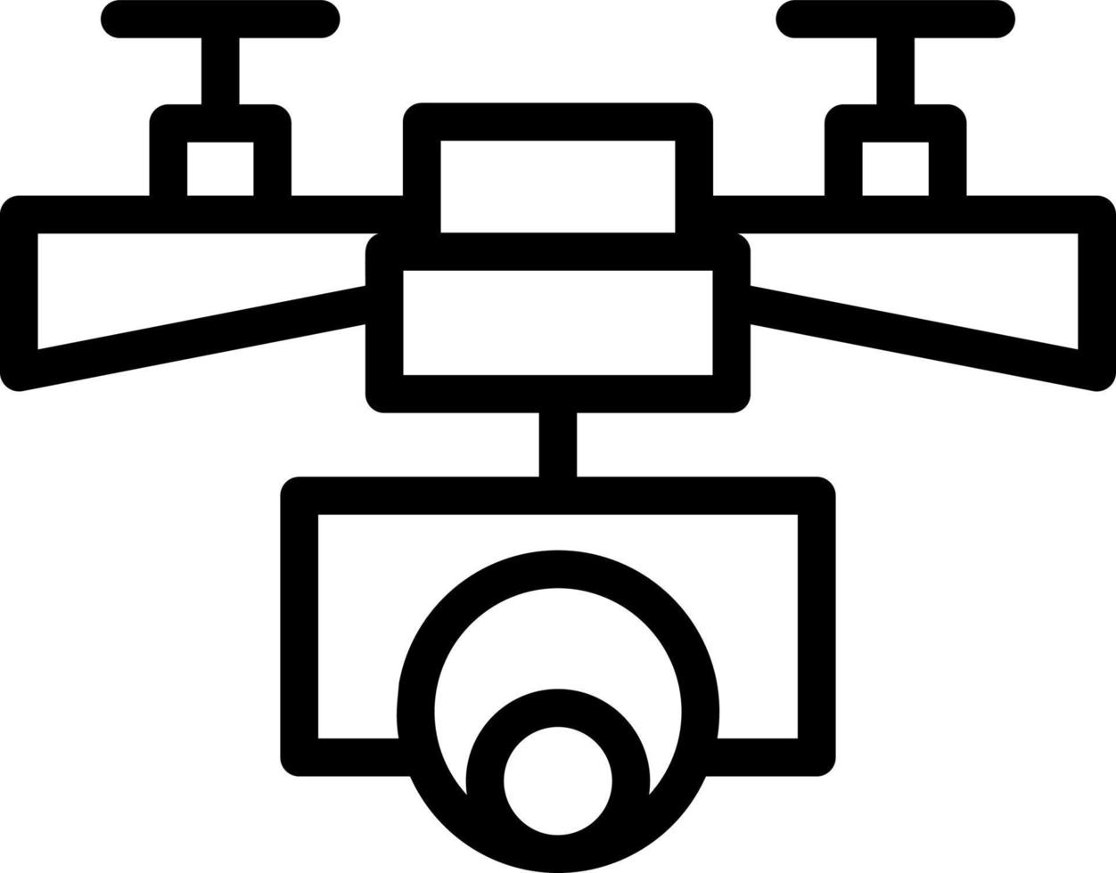 conception d'icône de vecteur de drone