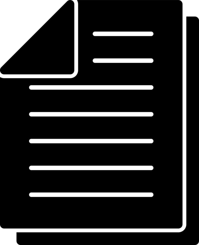 conception d'icône de vecteur de document