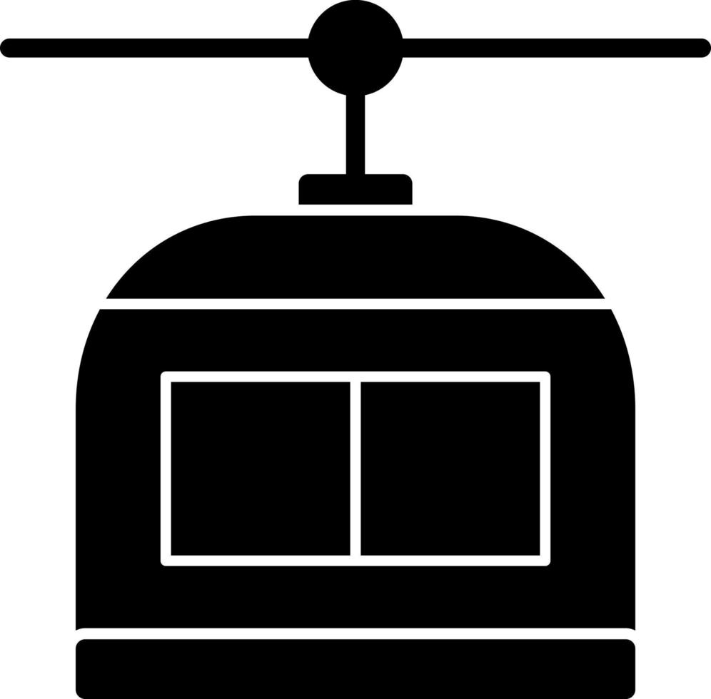 conception d'icône de vecteur de télésiège