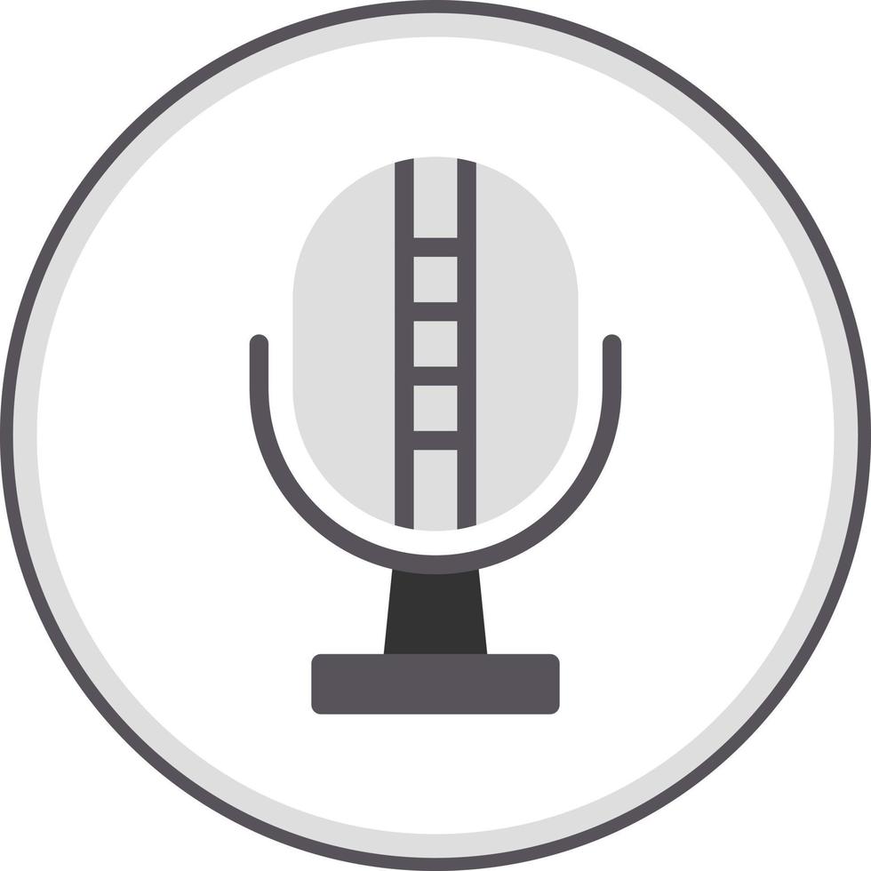 conception d'icône de vecteur de microphone