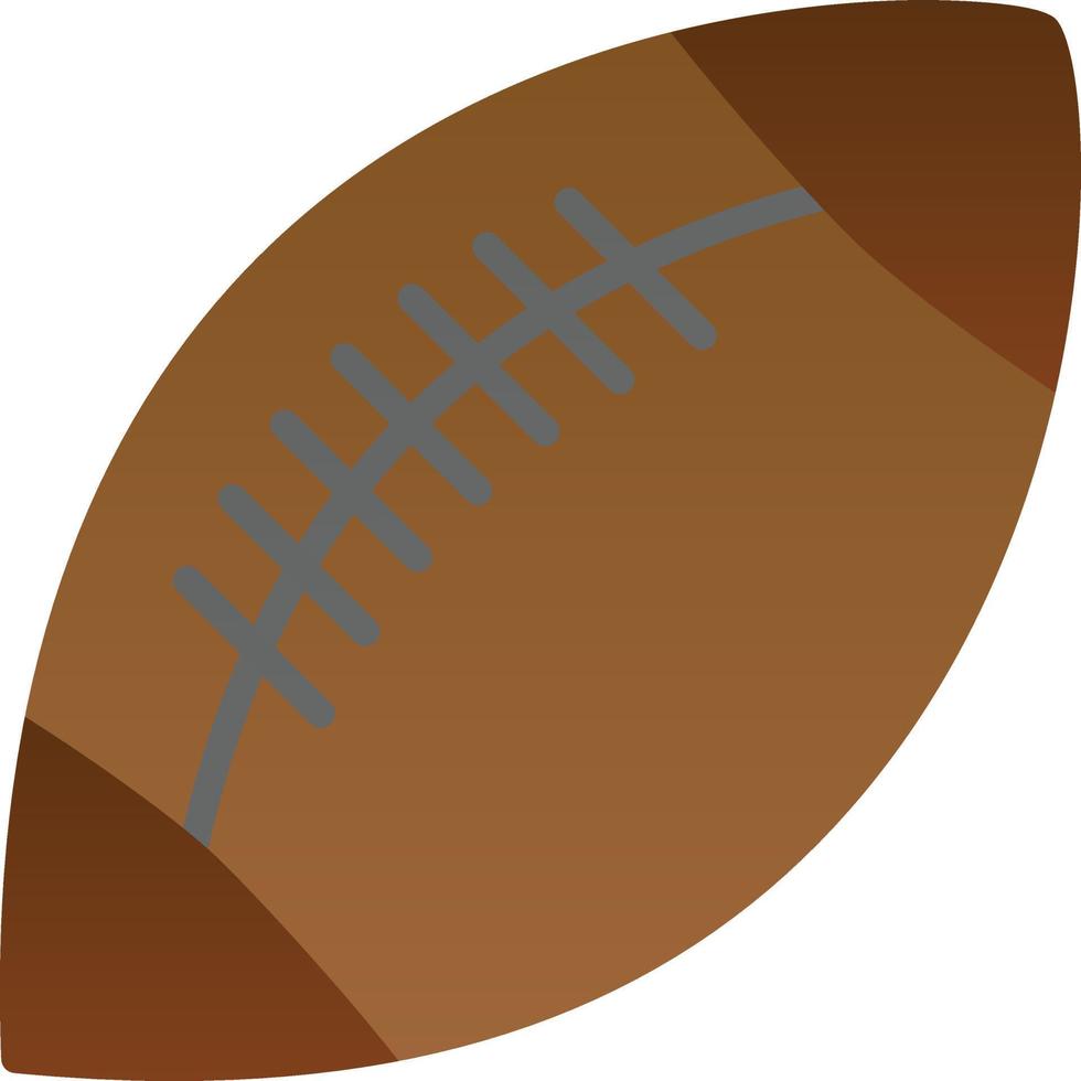 conception d'icône de vecteur de rugby