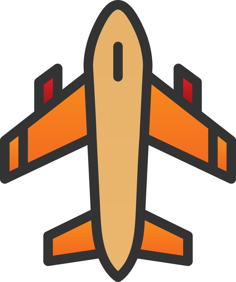 conception d'icône vecteur avion