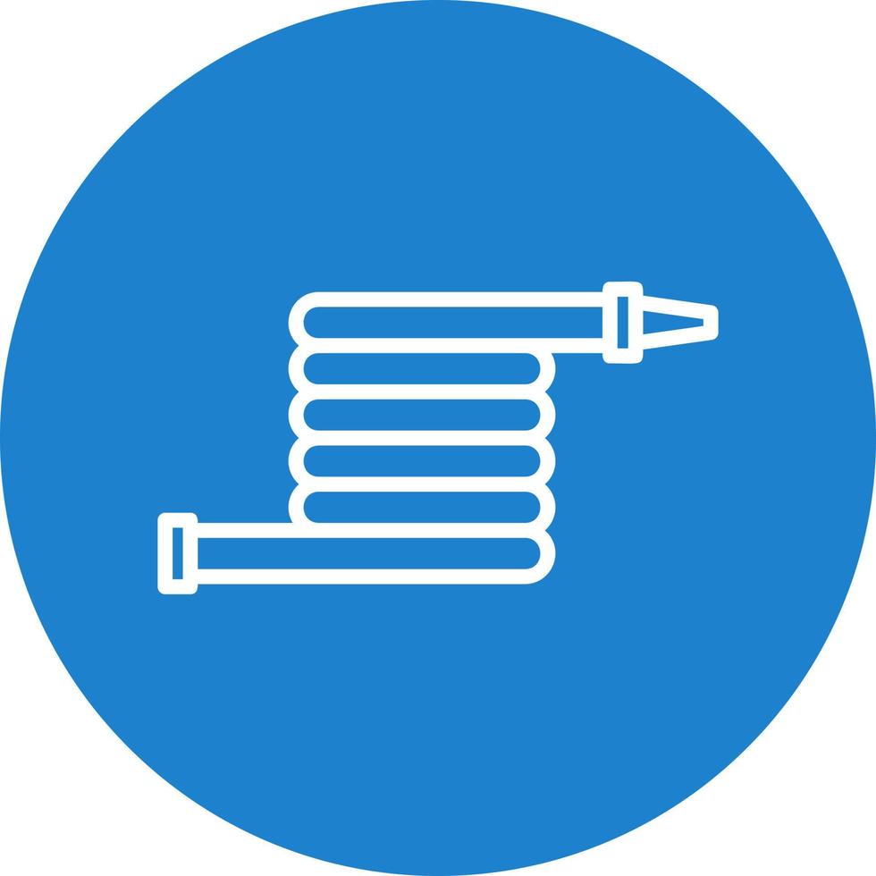 conception d'icône de vecteur de tuyau d'incendie