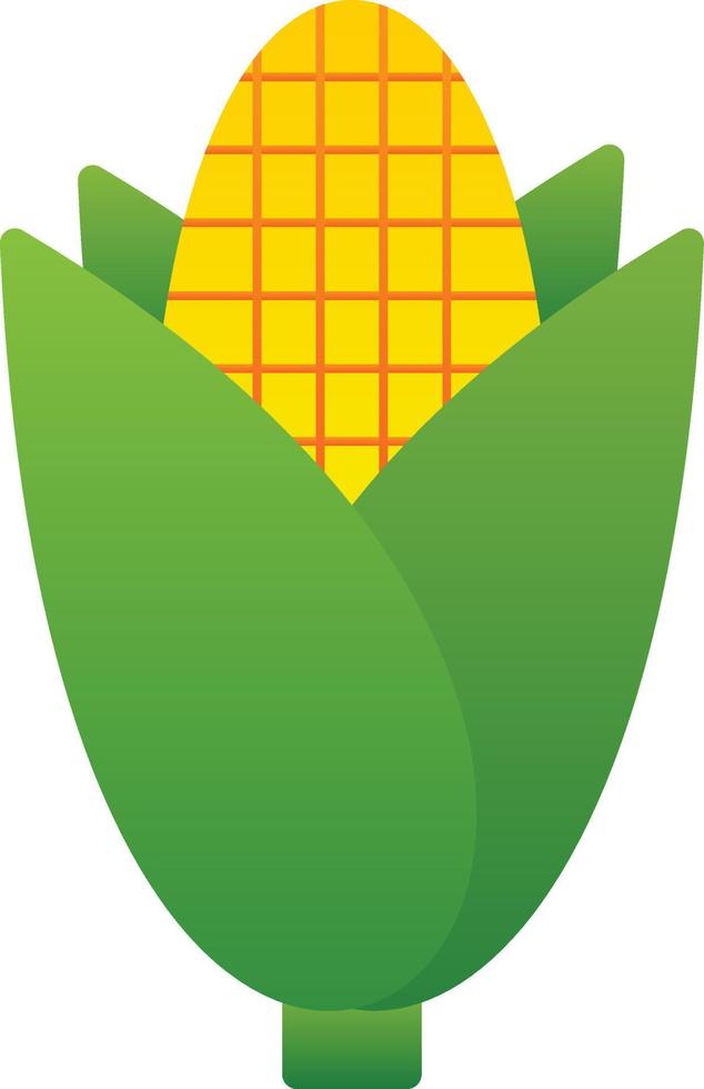 conception d'icône de vecteur de maïs