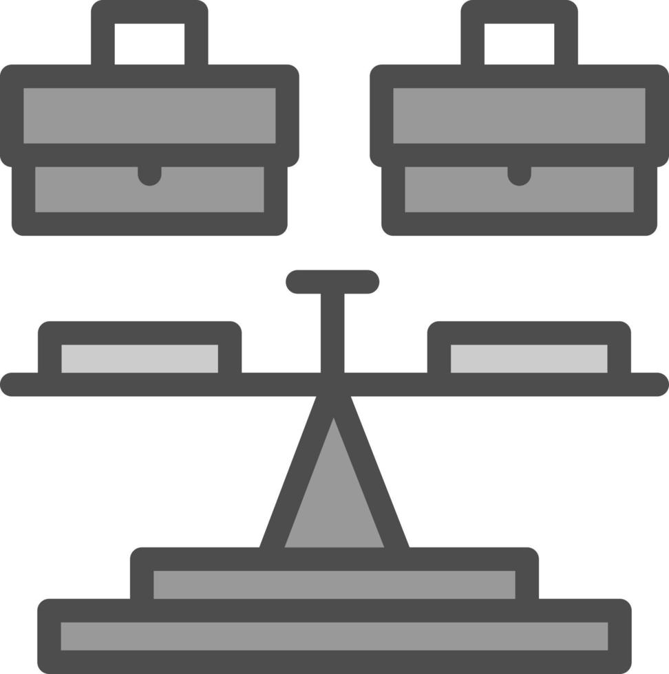 conception d'icône de vecteur de contrepoids