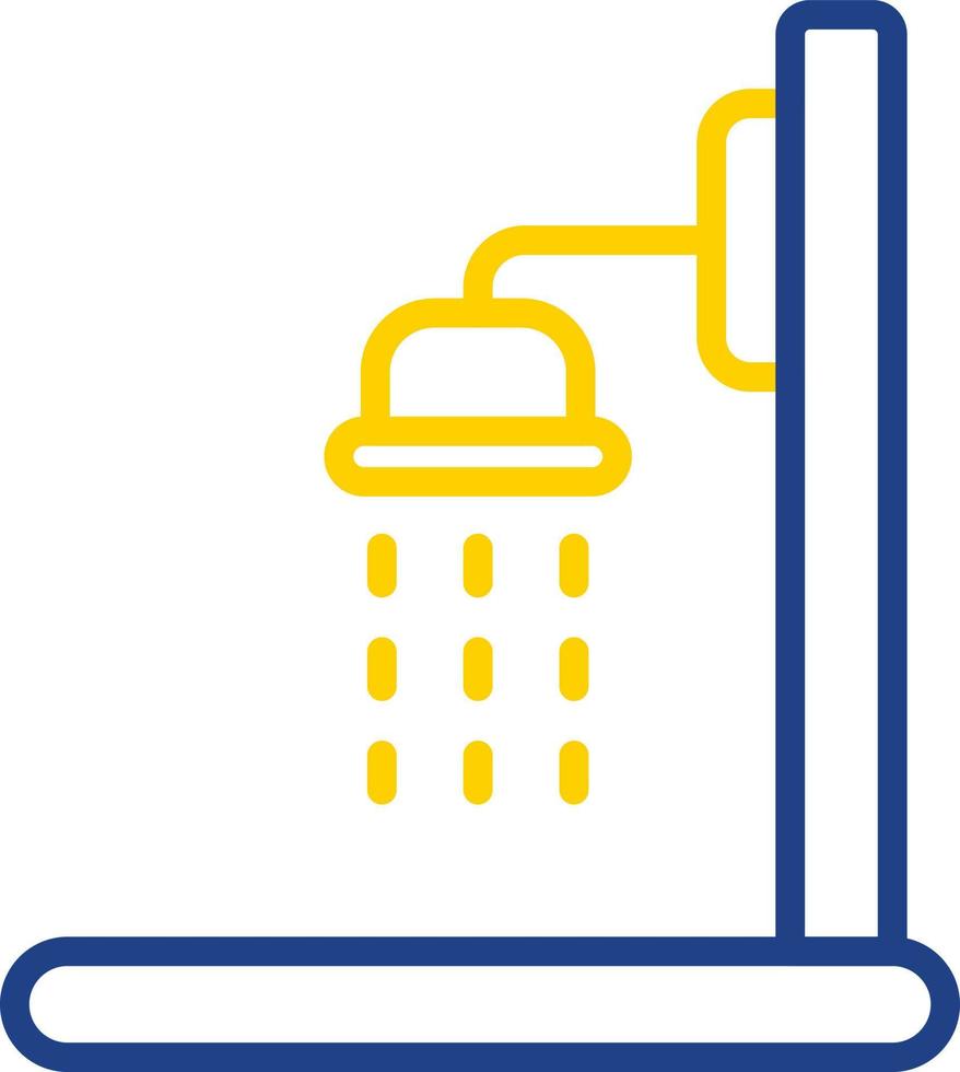 conception d'icône de vecteur de douche