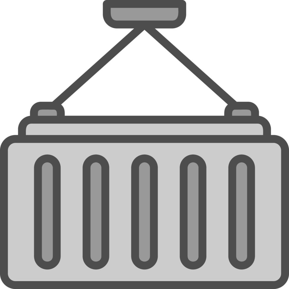 conception d'icône de vecteur de conteneur