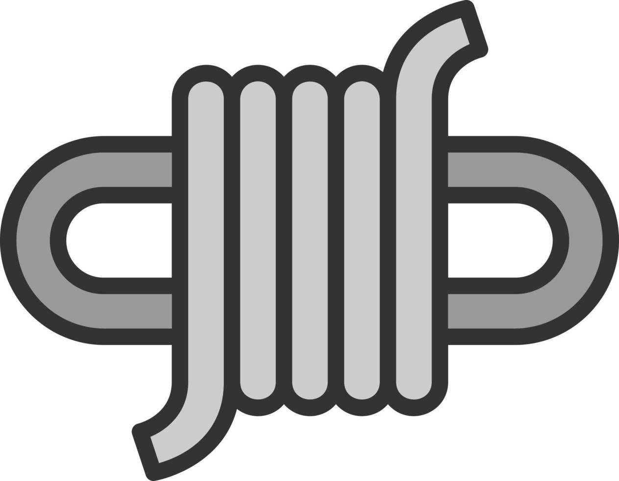 conception d'icône de vecteur de corde