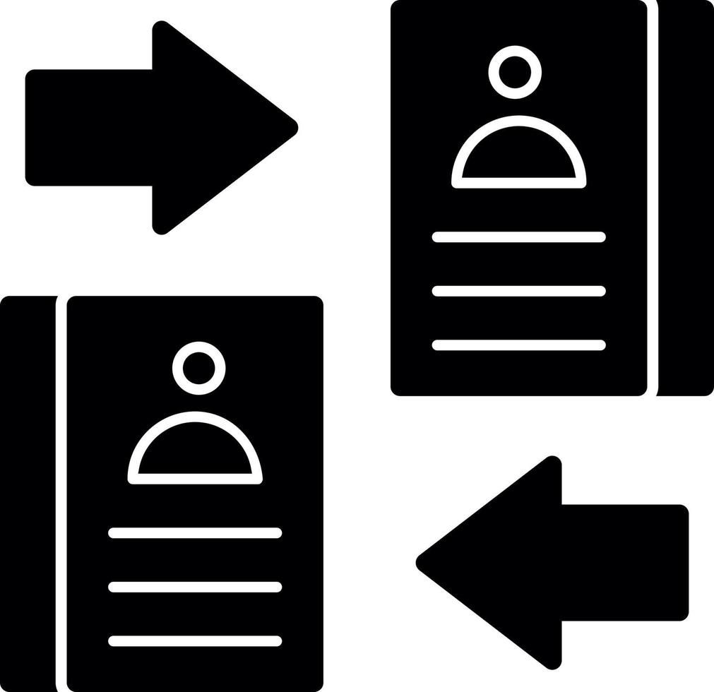 conception d'icône vectorielle de remplacement de répertoire vecteur