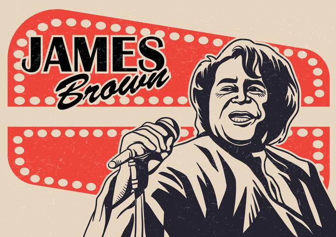 Fond de vecteur de James Brown