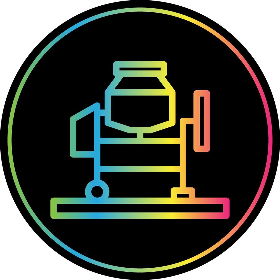 conception d'icône de vecteur de bétonnière