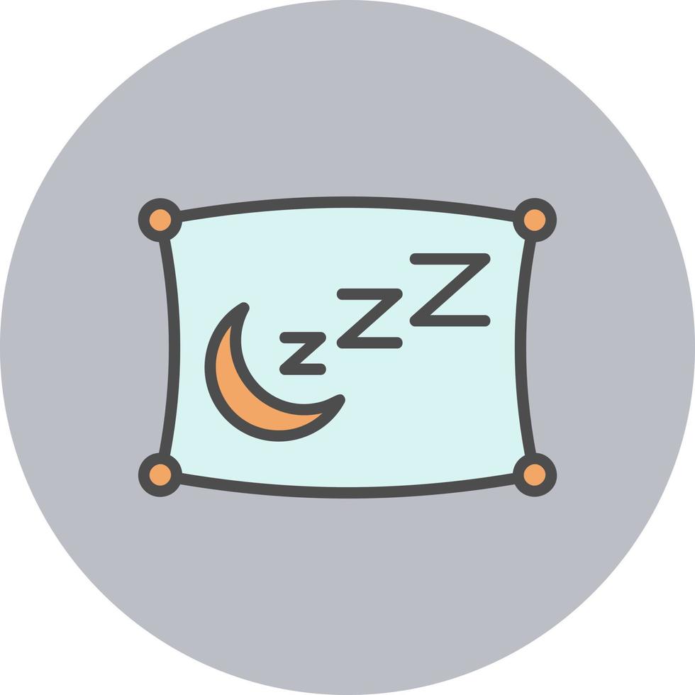 icône de vecteur de sieste