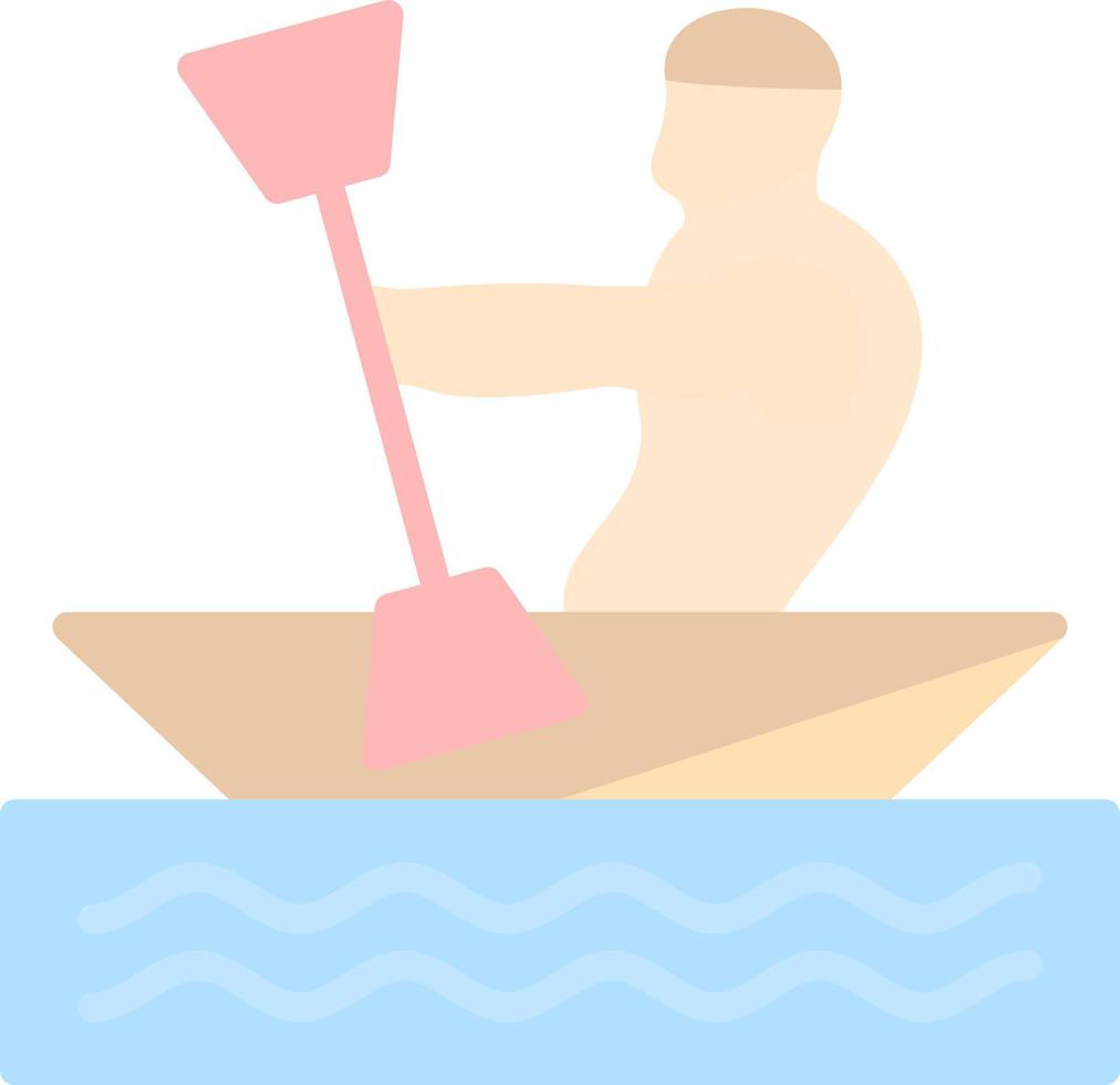 conception d'icône de vecteur de kayak
