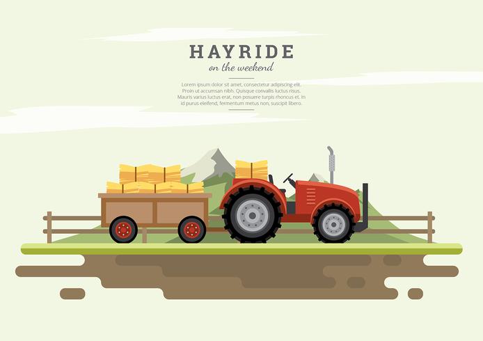 Hayride vecteur libre