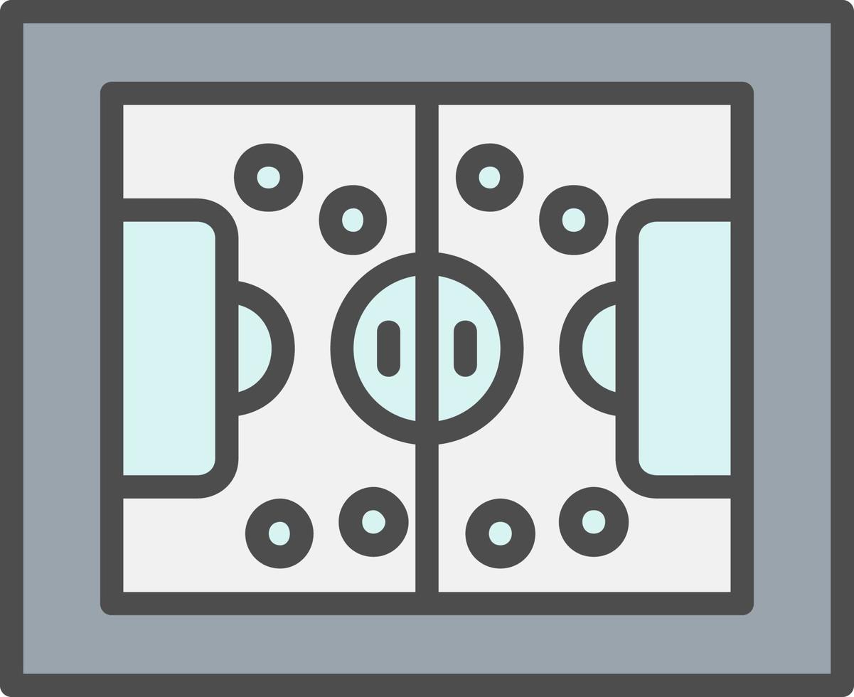 icône de vecteur de terrain de football