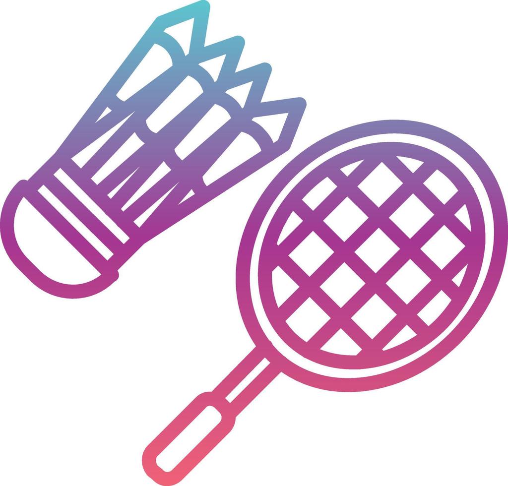 icône de vecteur de badminton