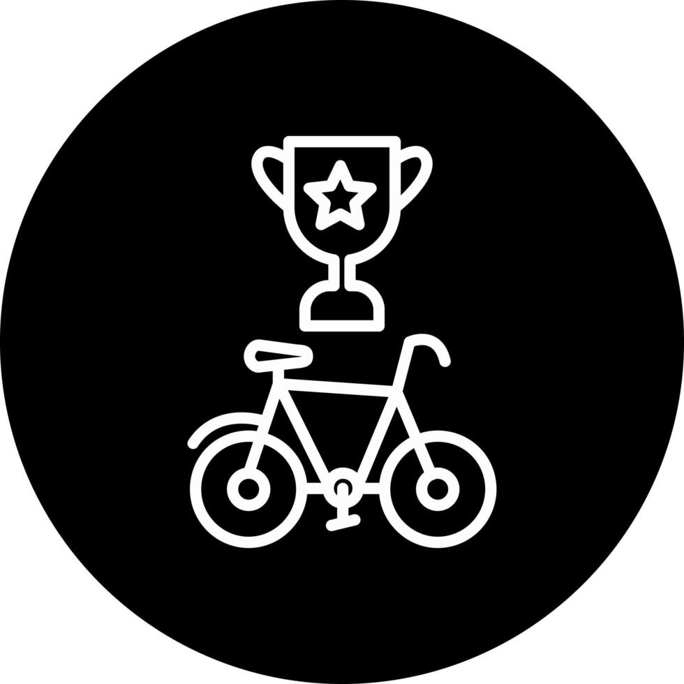 icône de vecteur de championnat de vélo