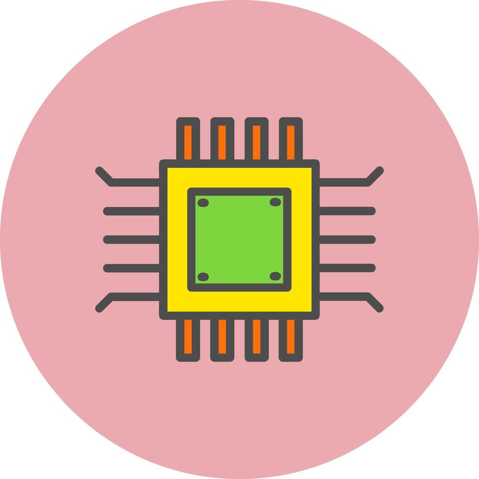 icône de vecteur de micropuce