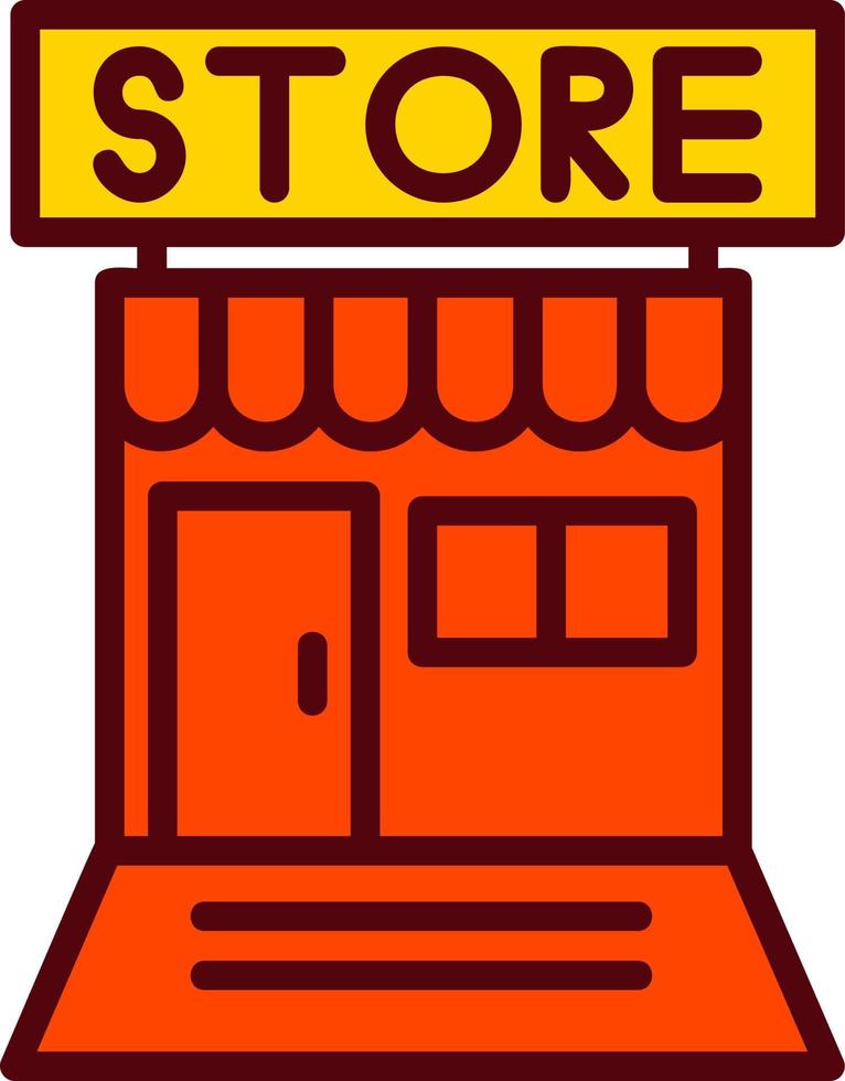 icône de vecteur de magasin