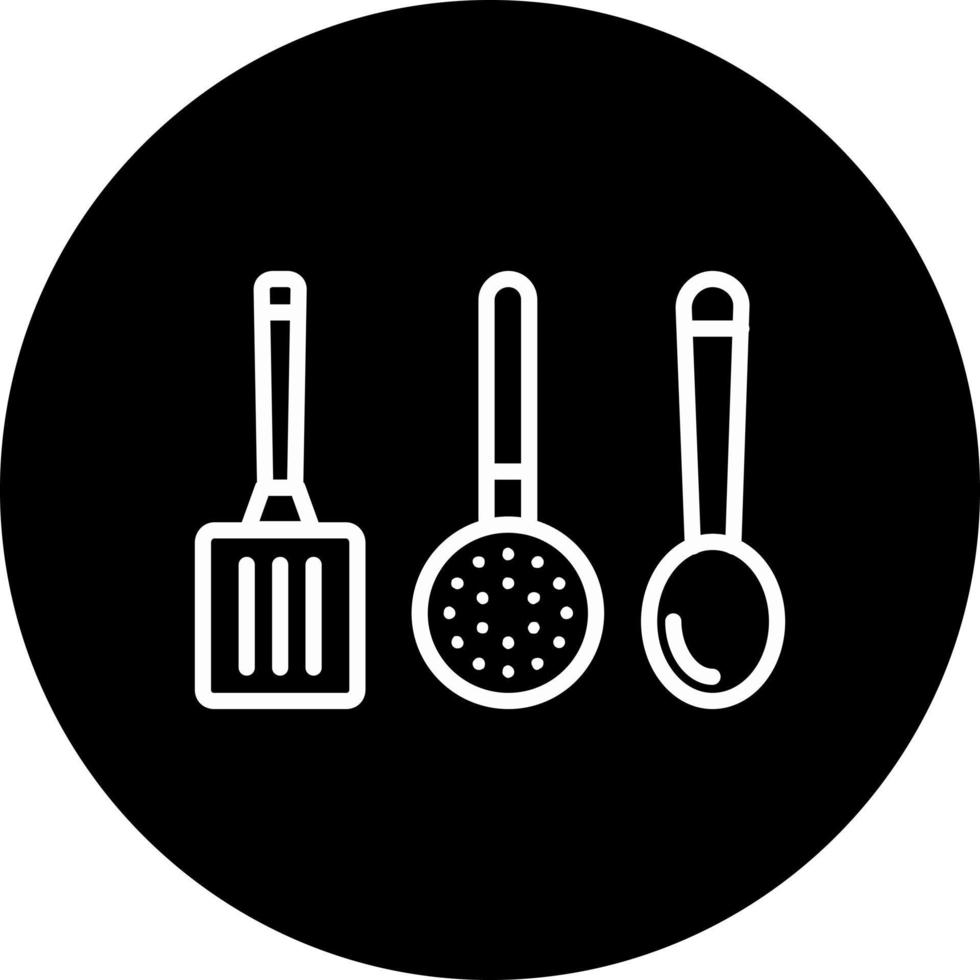 icône de vecteur d'outils de cuisine