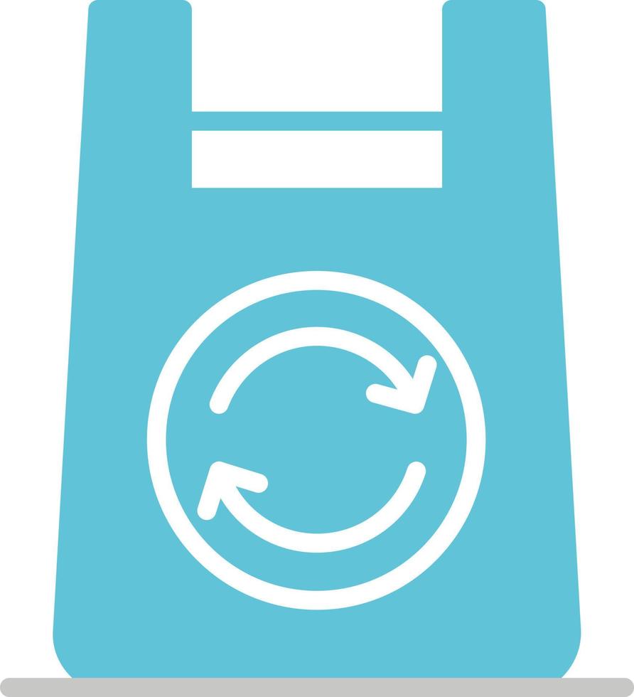 icône de vecteur de sac en plastique