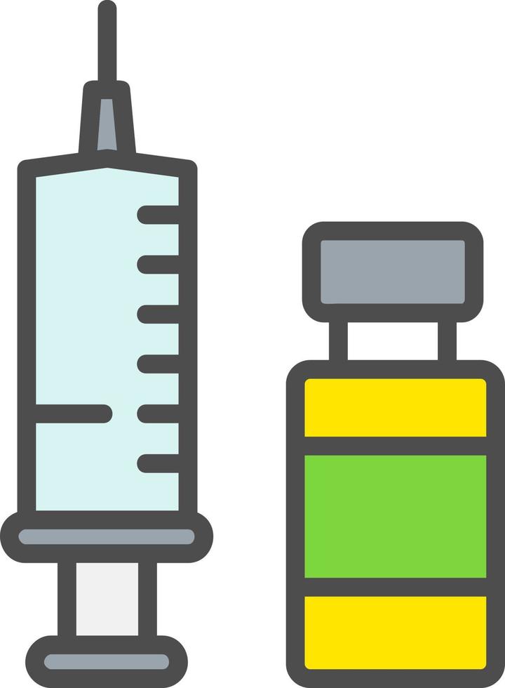 icône de vecteur de vaccin