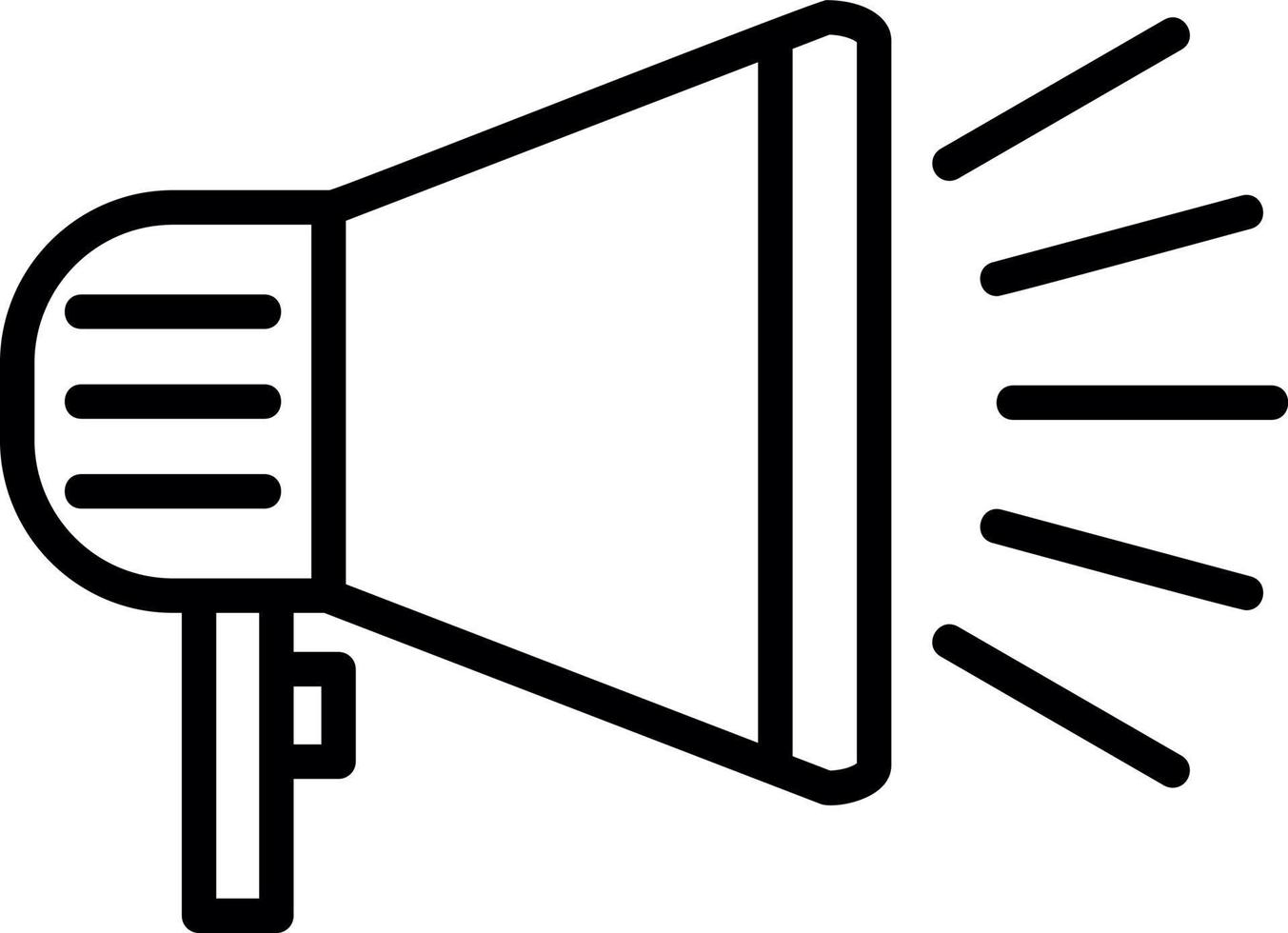 conception d'icône de vecteur de haut-parleur