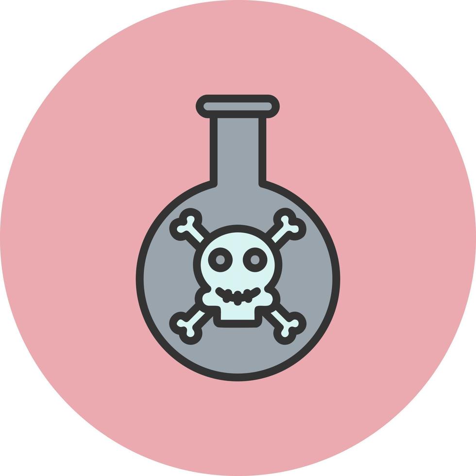 icône de vecteur de poison