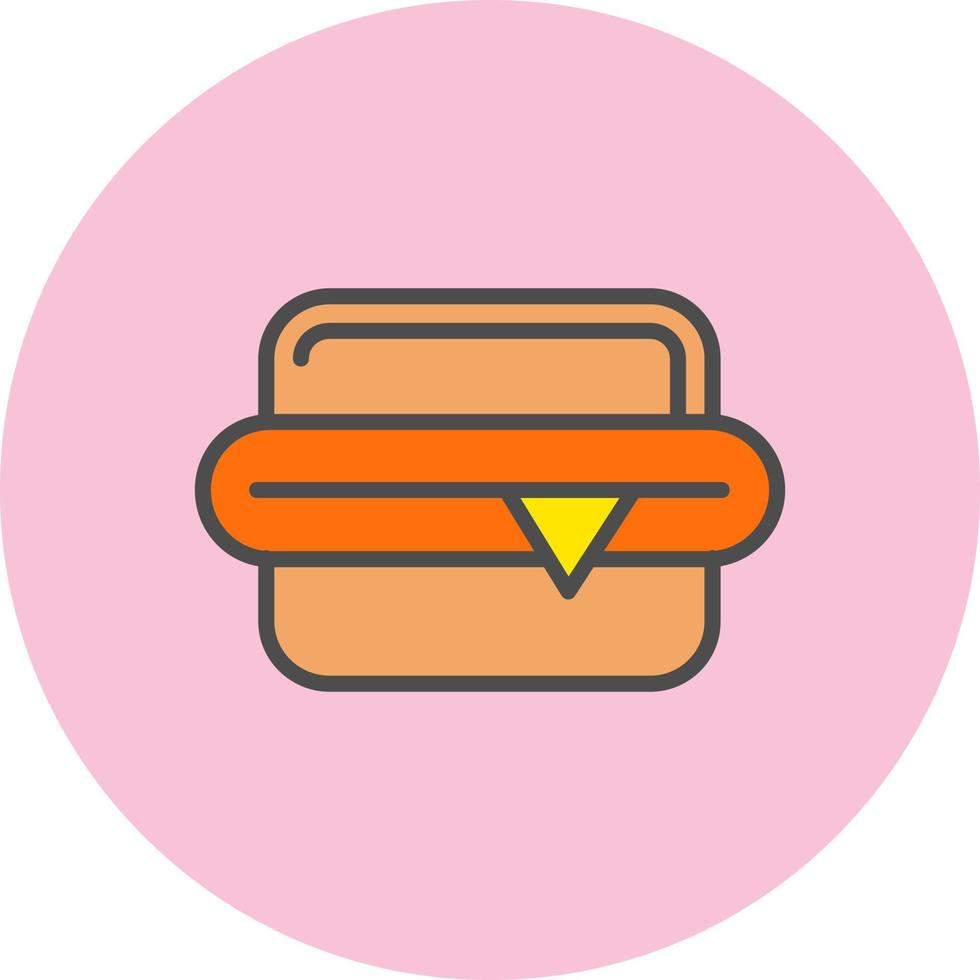 icône de vecteur de restauration rapide burger