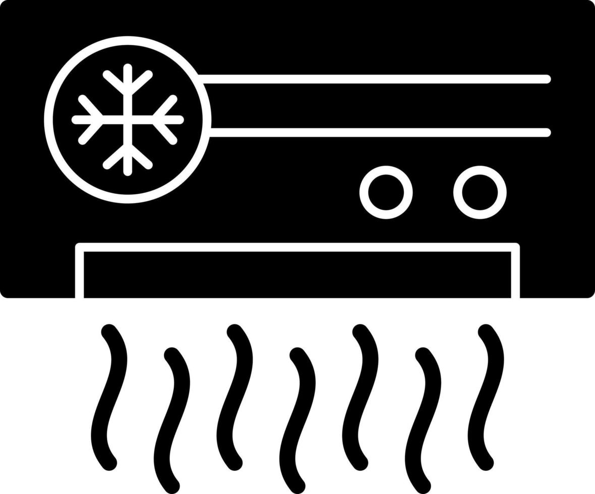 conception d'icône de vecteur de climatiseur