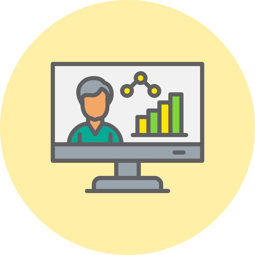 icône de vecteur d'analyse utilisateur