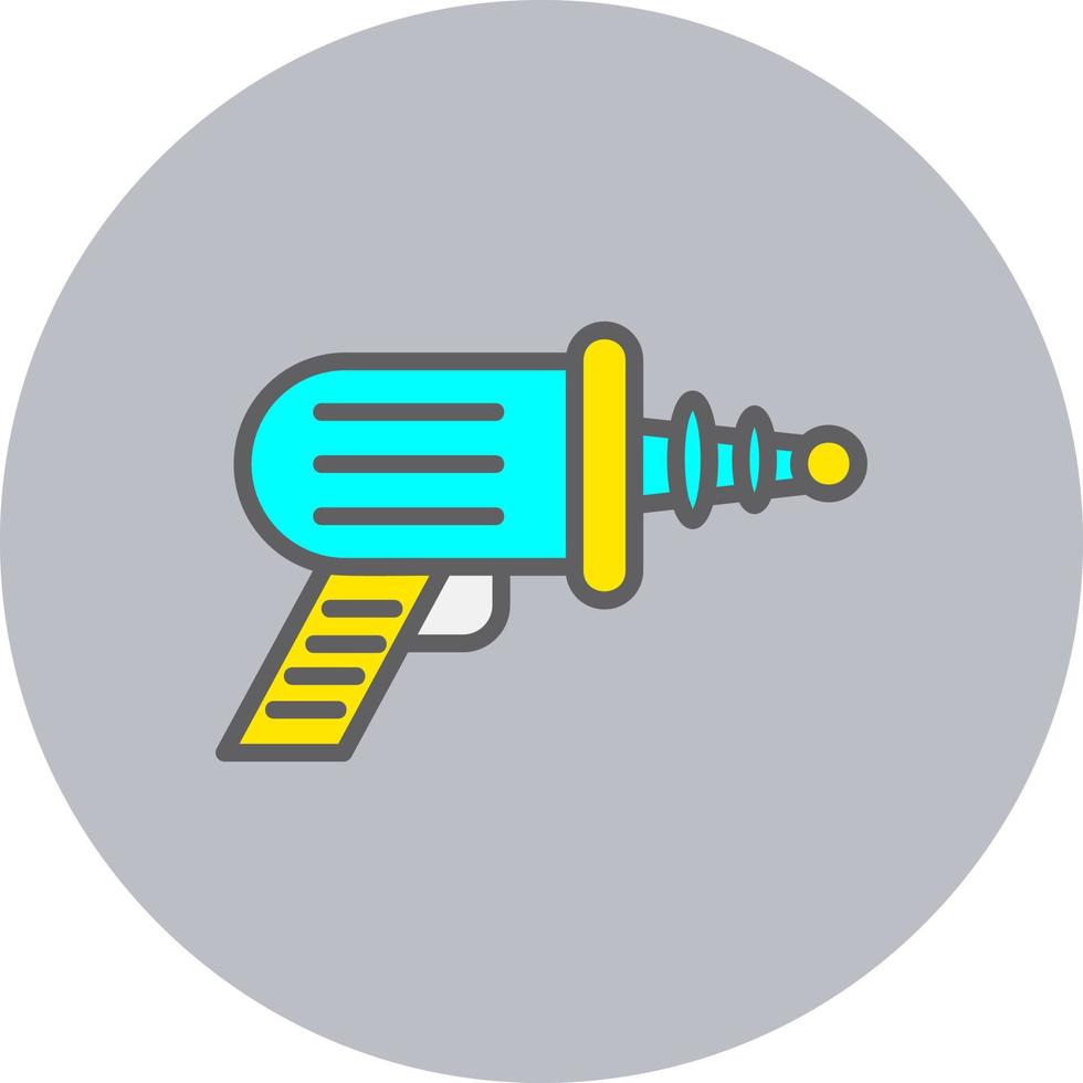 icône de vecteur de pistolet spatial
