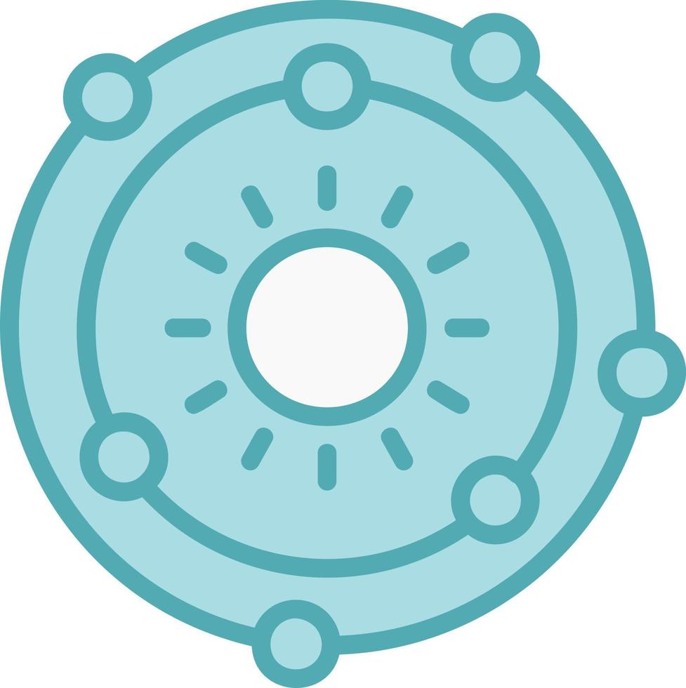 icône de vecteur de système solaire