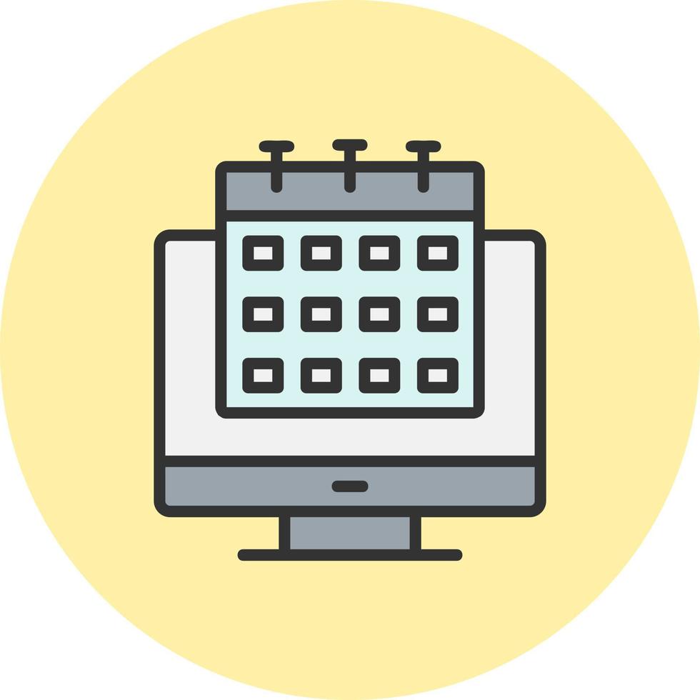 icône de vecteur de calendrier