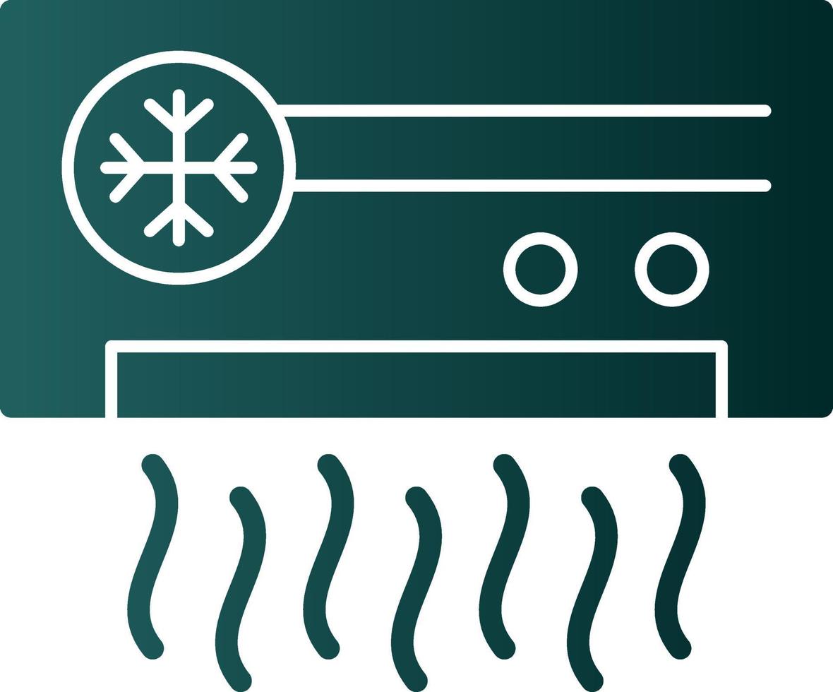 conception d'icône de vecteur de climatiseur