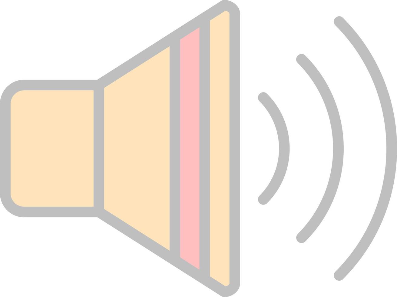 conception d'icône de vecteur de volume