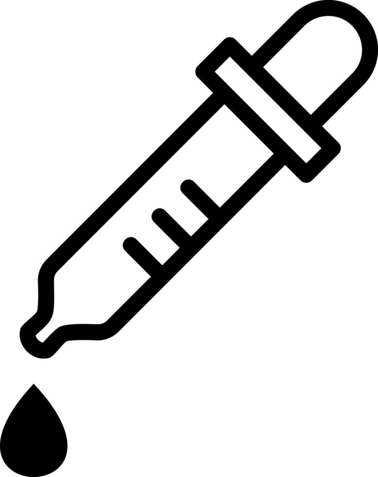 conception d'icône vecteur compte-gouttes