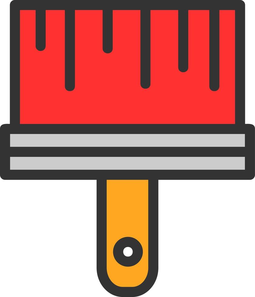 conception d'icône de vecteur de pinceau de peinture