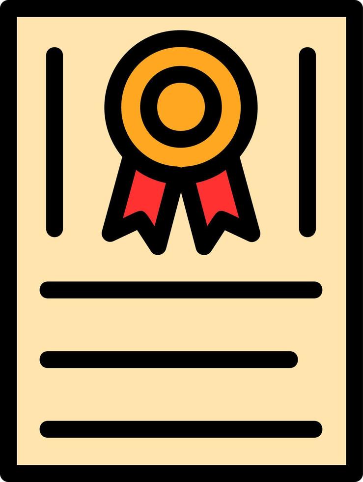 conception d'icône de vecteur de certification